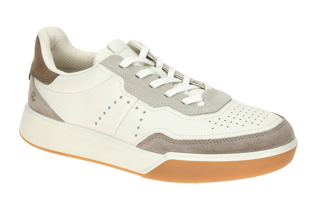 Ecco 539814 STREET COURT Herren Sneaker Wei? Moon Rock/White/Taupe atmungsaktiv 1 Ecco 539814 STREET COURT Herren Sneaker Wei? Moon Rock/White/Taupe atmungsaktiv