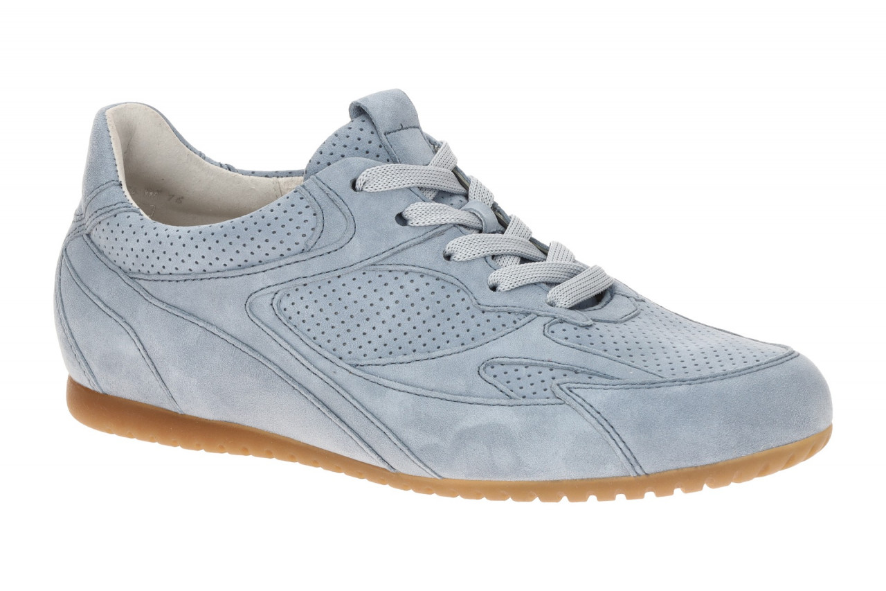 Gabor 86.565.26 Damen Sneaker Halbschuhe in Azurblau - Extra Weit H-Fu?bett 1 Gabor 86.565.26 Damen Sneaker Halbschuhe in Azurblau - Extra Weit H-Fu?bett