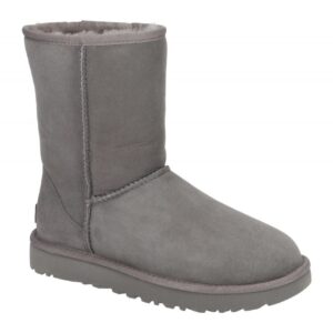 UGG 1016223 grey Classic Short II Damen Winterstiefel grau Echtleder Warmfutter