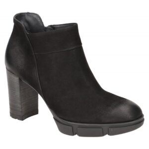 Paul Green Damen Stiefeletten 9098-00 PG 9098 Schwarz Echtleder Ankle Boots