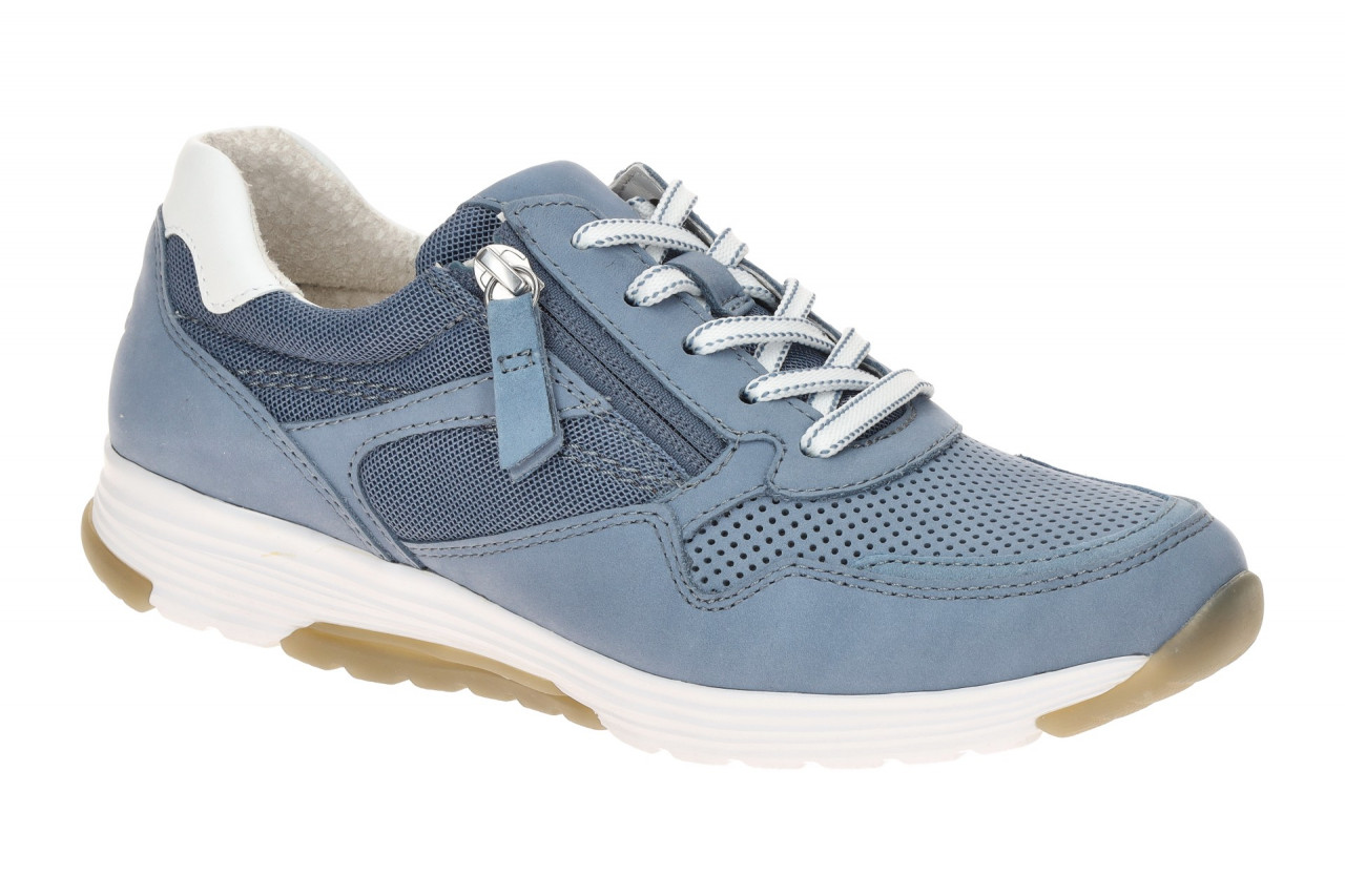 Gabor 86.978.26 ROLLINGSOFT Damenschuhe Blau/Weiss Sneaker extra leicht 1 Gabor 86.978.26 ROLLINGSOFT Damenschuhe Blau/Weiss Sneaker extra leicht