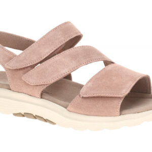 Gabor Damen Sandale 86.813.38 ROLLINGSOFT in rose clay - Keilabsatz, Klettver...