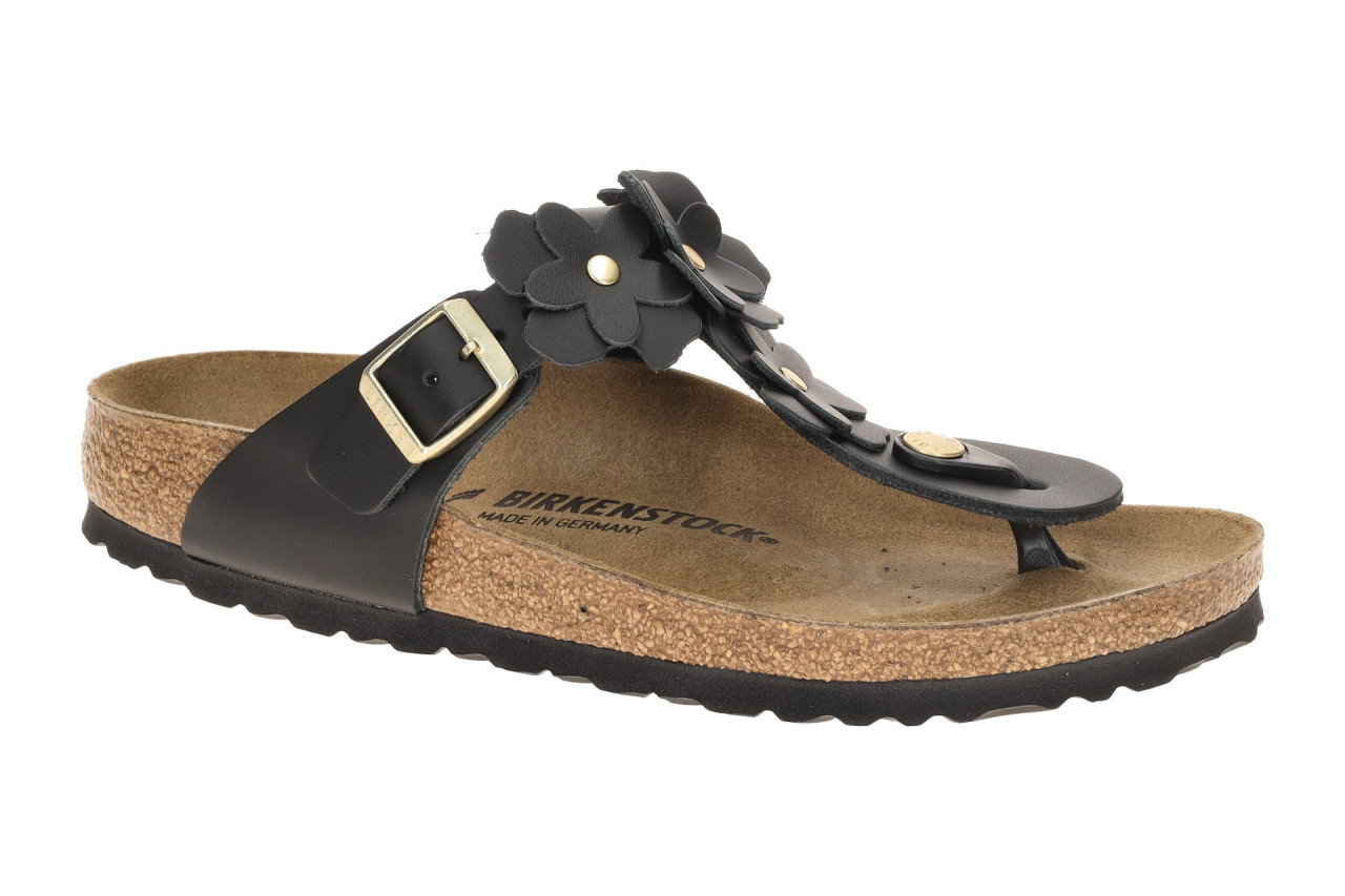 Birkenstock 1026719 GIZEH - FLOWER EMBELLISHMENT Damen Pantolette Schwarz 1 Birkenstock 1026719 GIZEH - FLOWER EMBELLISHMENT Damen Pantolette Schwarz