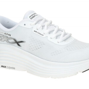 Skechers 129473 WBK MAX CUSHIONING Sportschuhe wei?/schwarz-NATURAL ROCKER Tech