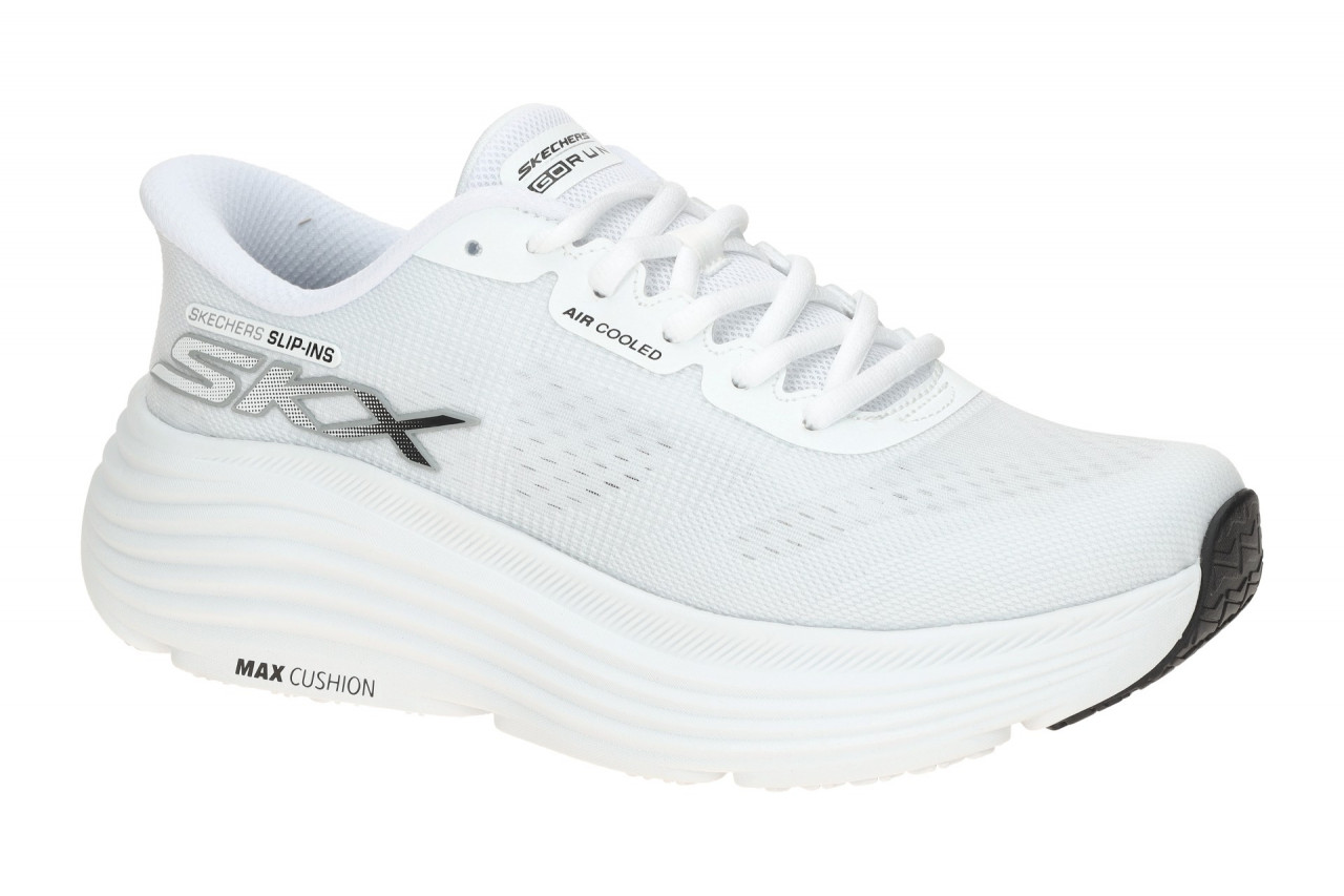 Skechers 129473 WBK MAX CUSHIONING Sportschuhe wei?/schwarz-NATURAL ROCKER Tech 1 Skechers 129473 WBK MAX CUSHIONING Sportschuhe wei?/schwarz-NATURAL ROCKER Tech
