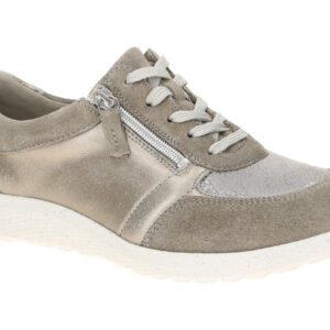 Waldl?ufer 815M01 M-IRA Damenschuhe Taupe-Grau Slipper OrthoTritt Grey/Stein