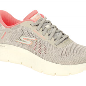 Skechers 125503 TPPK Go Walk Flex Safiya Damenschuhe Slipper Braun/Pink Beque...