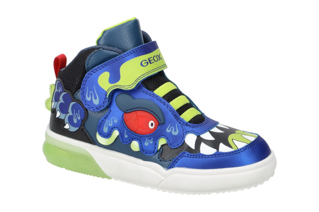 Geox J369YA GRAYJAY BOY Junior Klett Mid Sneakers blau royal/lime wasserdicht... 1 Geox J369YA GRAYJAY BOY Junior Klett Mid Sneakers blau royal/lime wasserdicht...