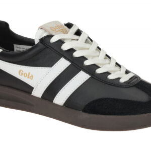 Gola CLB743BW Cyclone Leather Black/White/Dark Gum Sneaker - Damen Halbschuhe