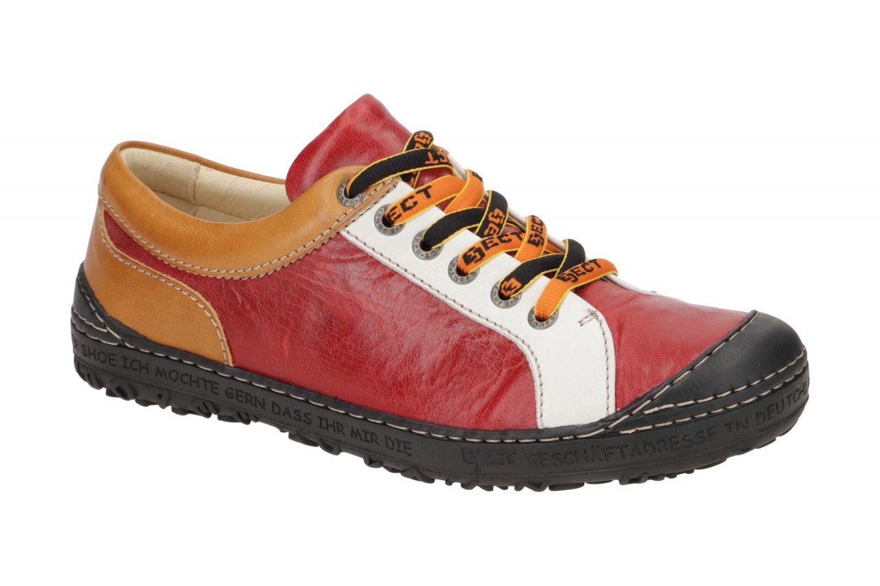Eject 15736.002 DASS II Damenschuhe rot wei? cognac Sneaker Gummisohle 1 Eject 15736.002 DASS II Damenschuhe rot wei? cognac Sneaker Gummisohle