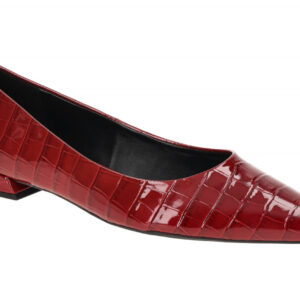 H?gl 0-10 1807 4400 Rot Cabernet Ballerinas Echtleder Damen Halbschuhe