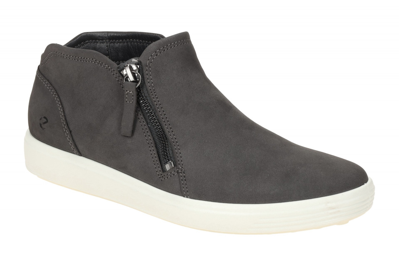 Ecco 430243 Soft 7 Women - Grau Magent Slipper Damenschuhe Nubuck Ledersohle 1 Ecco 430243 Soft 7 Women - Grau Magent Slipper Damenschuhe Nubuck Ledersohle