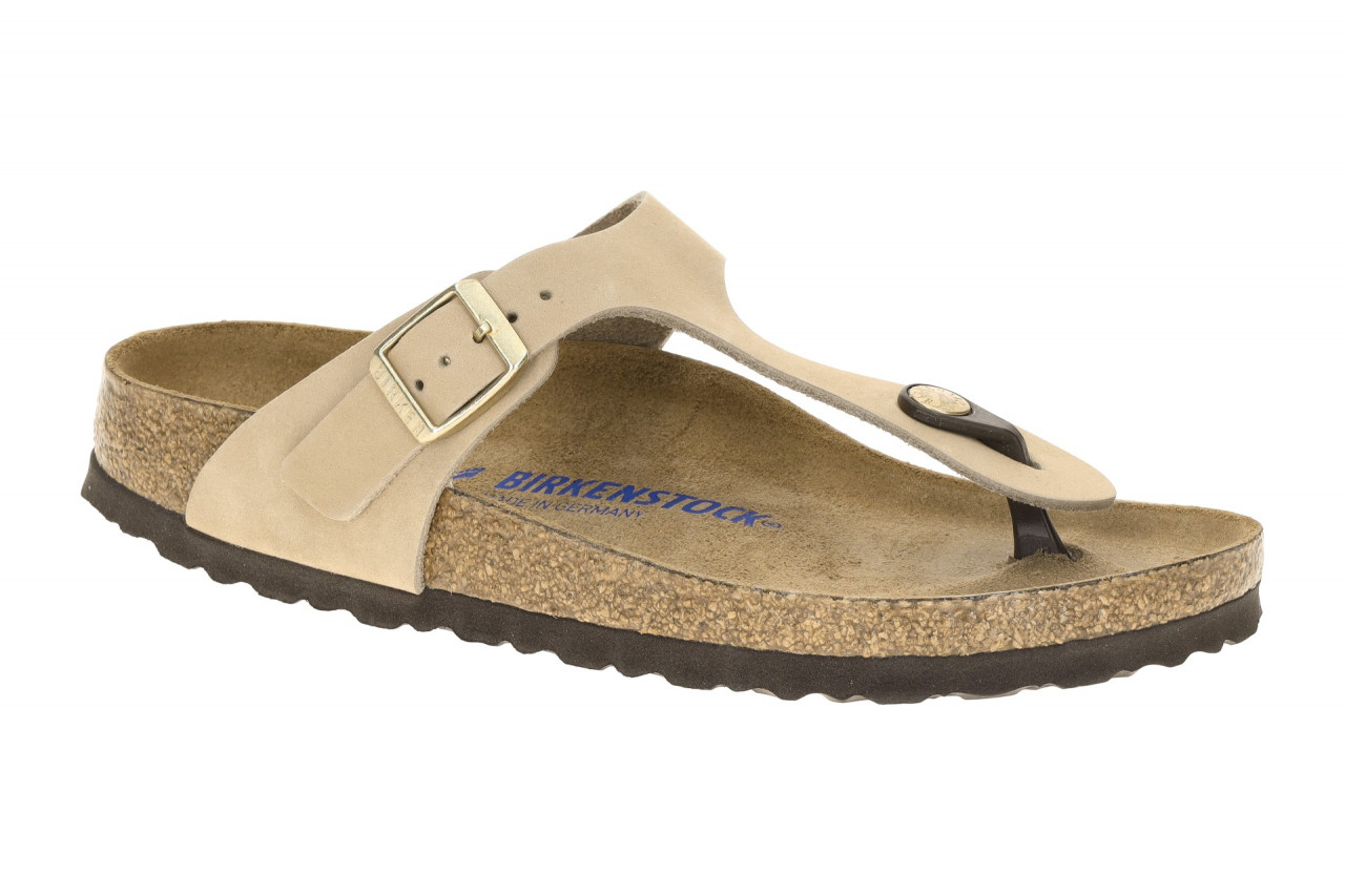Birkenstock 1019014 GIZEH BS Beige Sandcastle Damen Pantoletten mit weichem F... 1 Birkenstock 1019014 GIZEH BS Beige Sandcastle Damen Pantoletten mit weichem F...