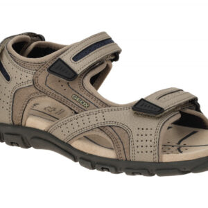 Geox U8224D Herren Sandale Beige Sand Navy - wasserdicht + atmungsaktiv