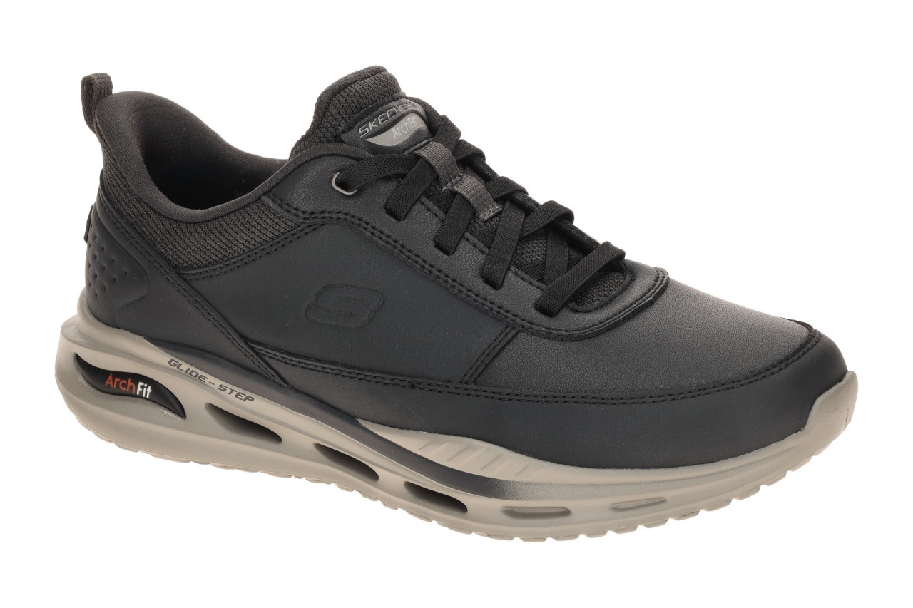 Skechers 210981 BLK Herren Slipper Schwarz Air Cooled Arch Fit bequeme Halbsc... 1 Skechers 210981 BLK Herren Slipper Schwarz Air Cooled Arch Fit bequeme Halbsc...