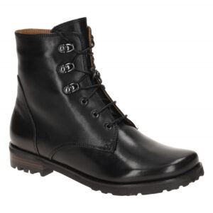 Everybody 34835D2360 GL001 Damen Stiefeletten Schwarz Blockabsatz 1,5cm