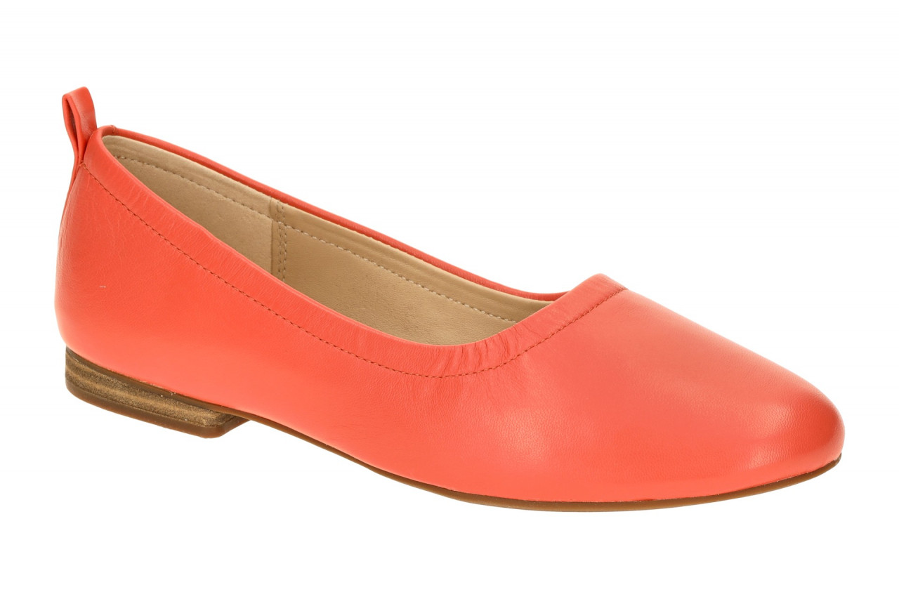 Clarks 26181225 4 Fawna Soft Damen Ballerinas Slipper Rot Coral Echtleder 1cm... 1 Clarks 26181225 4 Fawna Soft Damen Ballerinas Slipper Rot Coral Echtleder 1cm...