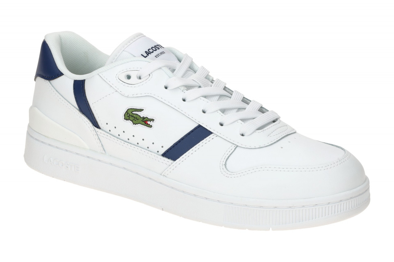 Lacoste Sneaker Herren T-CLIP SET Wei?/Navy Leder Textil Mesh Gummisohle 1 Lacoste Sneaker Herren T-CLIP SET Wei?/Navy Leder Textil Mesh Gummisohle