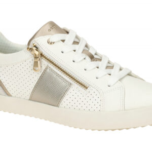 Geox D366HE BLOMIEE Donna Damen Sneaker wei?/offwhite Gummisohle Schn?rung