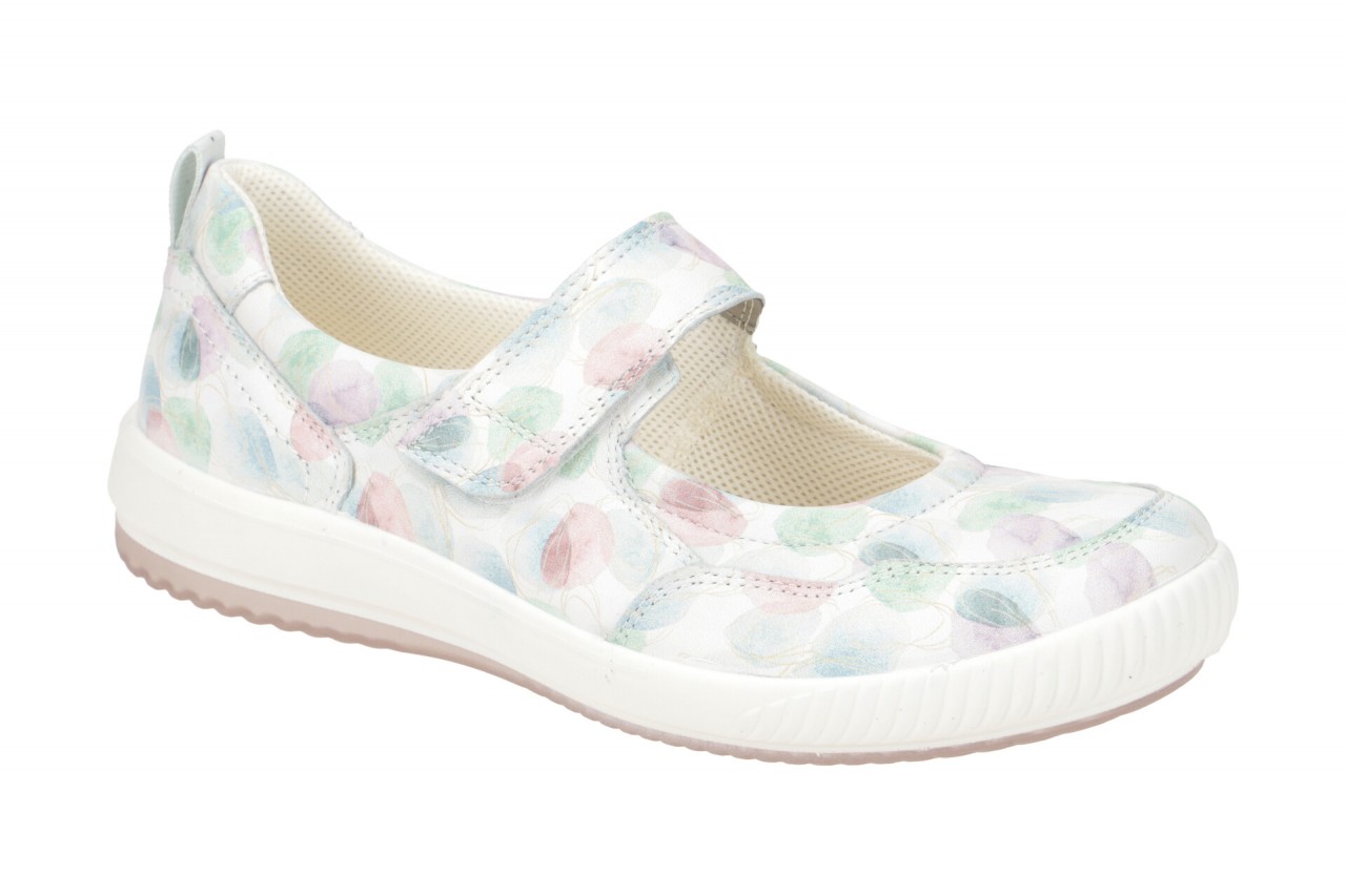 Legero TANARO 5.0 Damenschuhe Ballerina wei? multicolor mit Klettverschluss 1 Legero TANARO 5.0 Damenschuhe Ballerina wei? multicolor mit Klettverschluss