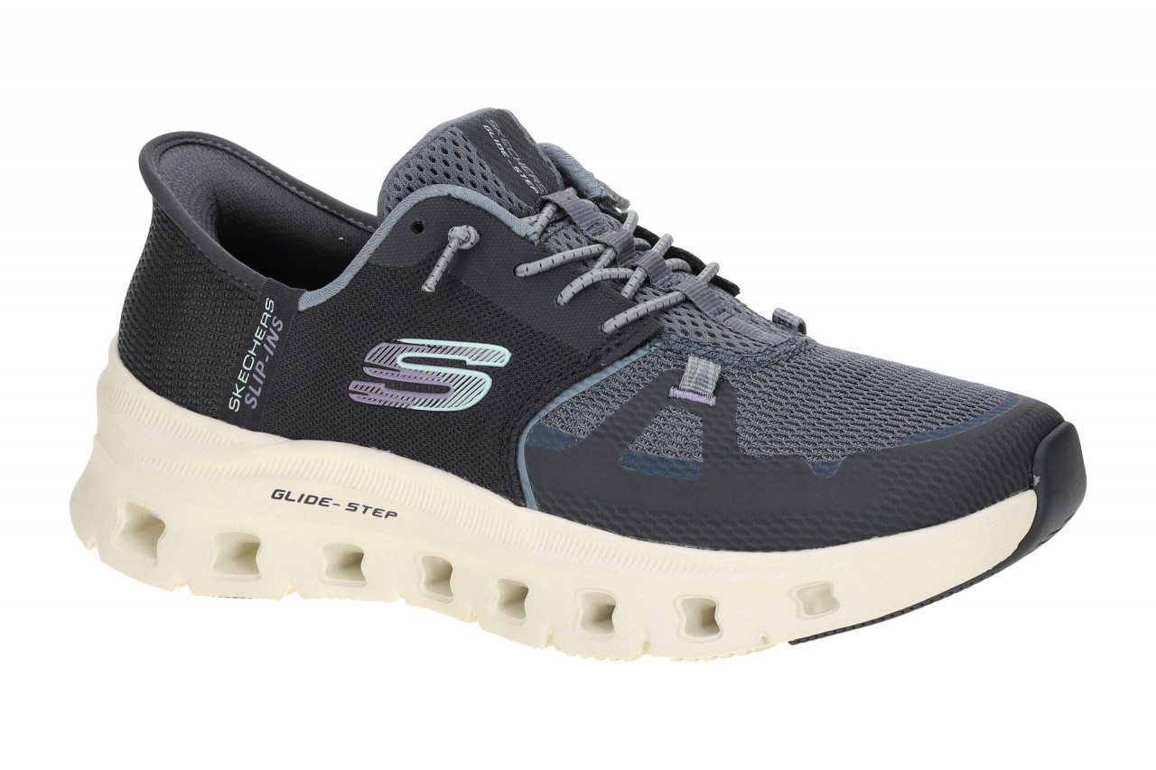 Skechers 150420 NVY Damen Slip-On Sneaker blau navy Air Cooled Memory Foam 1 Skechers 150420 NVY Damen Slip-On Sneaker blau navy Air Cooled Memory Foam