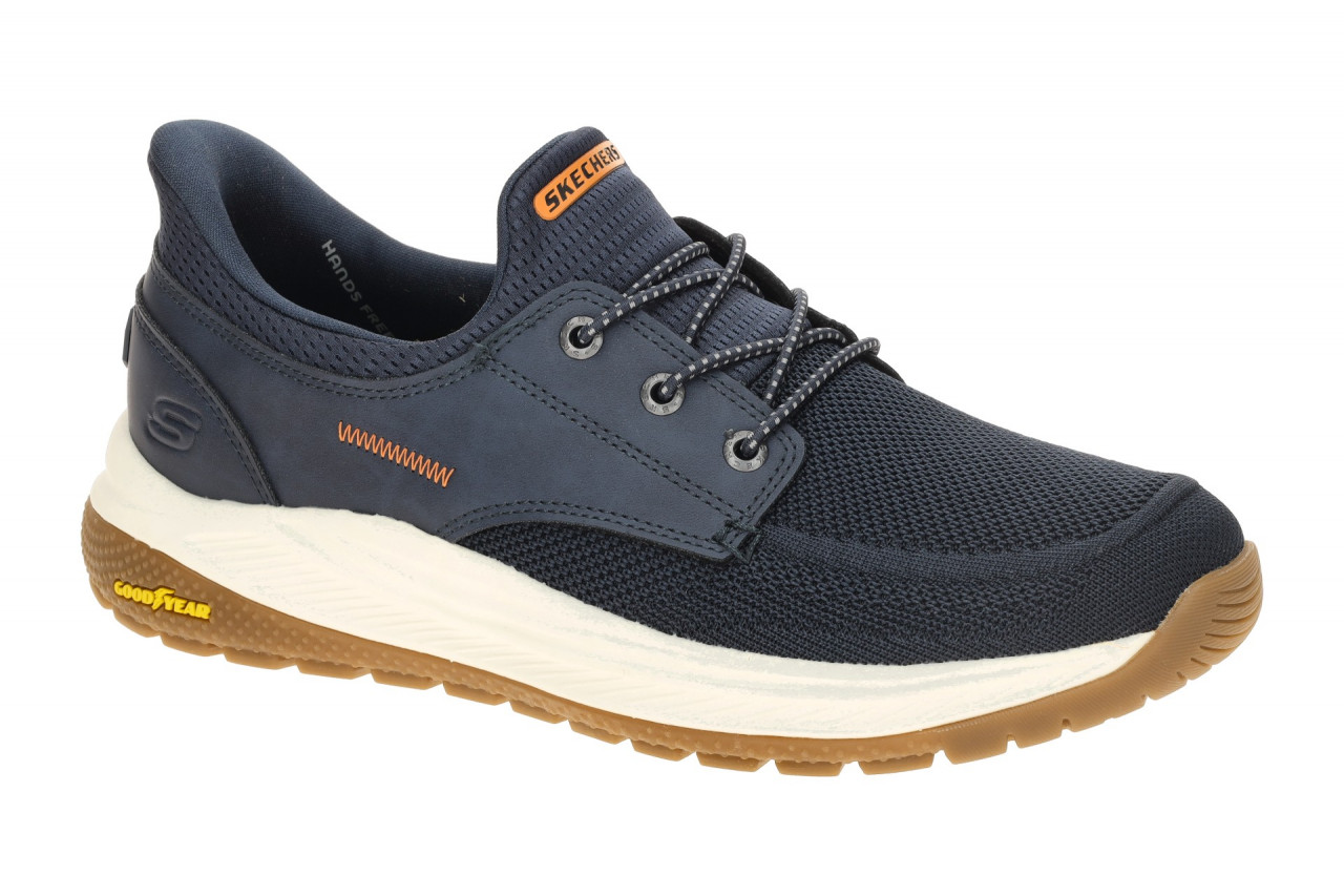 Skechers 205467 NVY MEROE - ALDEN Herrenschuhe blau bequeme Schn?r Halbschuhe 1 Skechers 205467 NVY MEROE - ALDEN Herrenschuhe blau bequeme Schn?r Halbschuhe