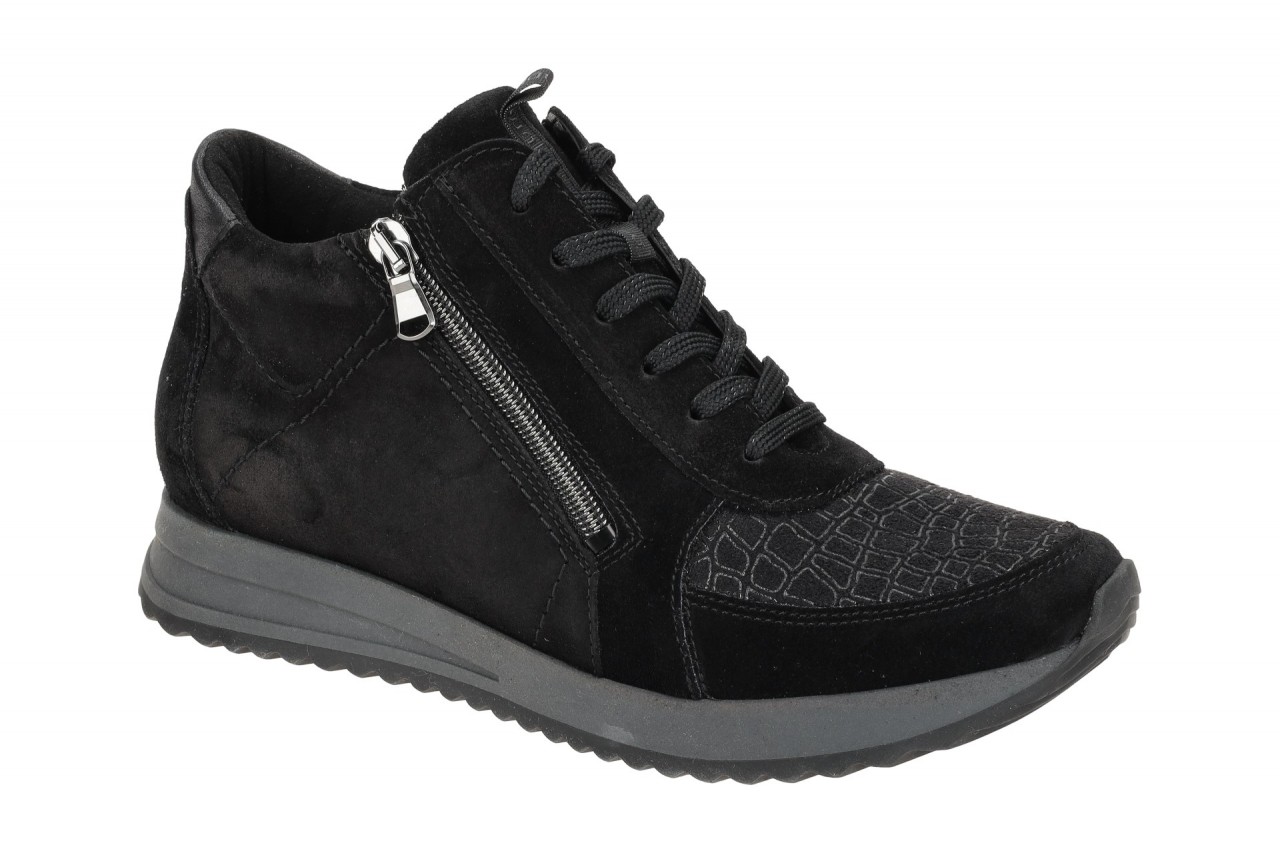 Waldl?ufer 752H80 H-VICKY Damenschuhe Schwarz Orthotritt-Sneaker 1 Waldl?ufer 752H80 H-VICKY Damenschuhe Schwarz Orthotritt-Sneaker