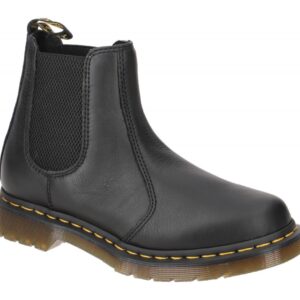 Dr. Martens 2976 Chelsea Damenstiefel schwarz Virginia Leder - Gelbe Naht