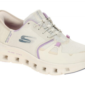 Skechers 150420 NTMT Damen Slipper nat/multi wei? mit Air Cooled Memory Foam