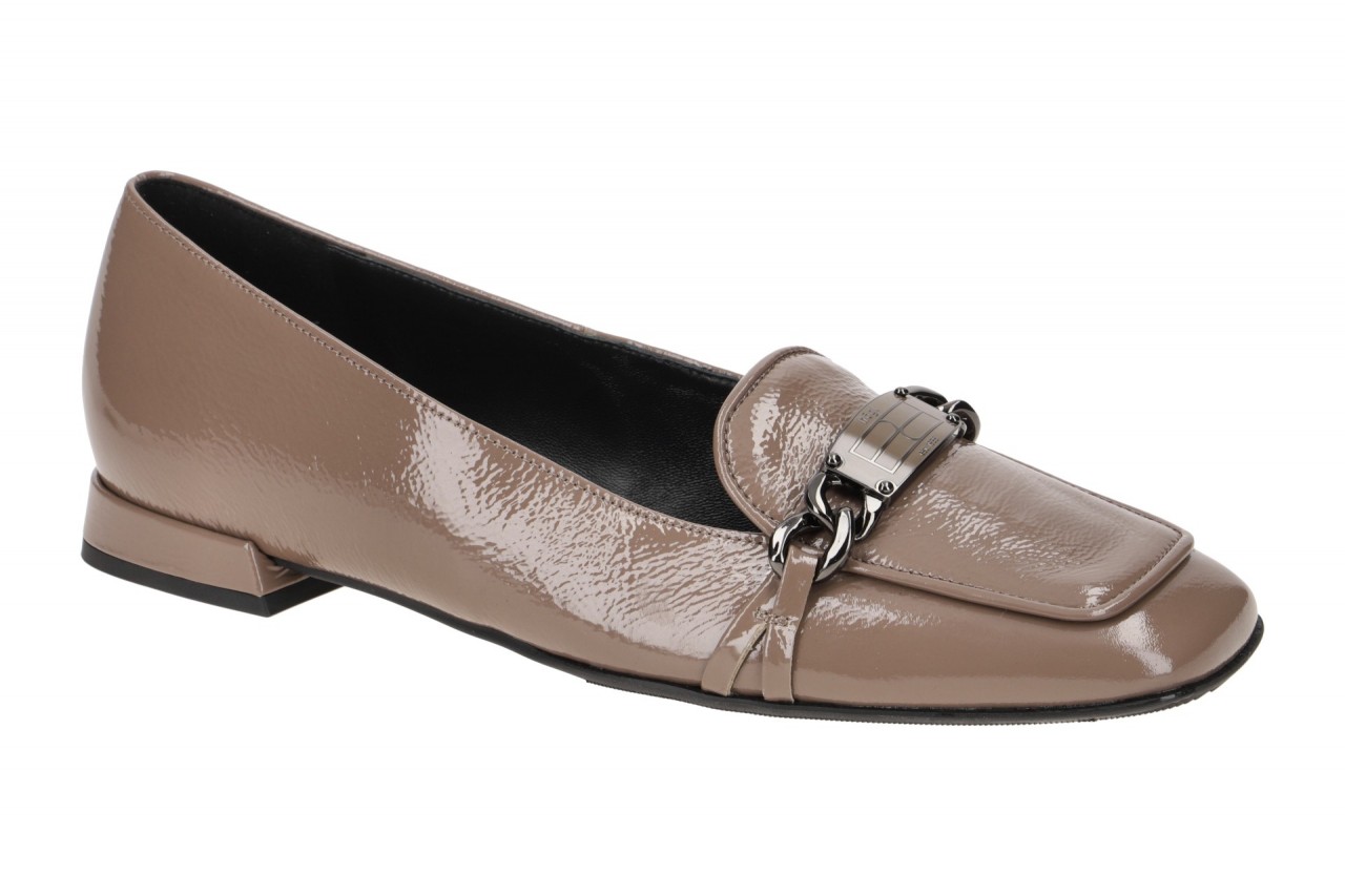 H?gl 1725 CAROLINE Ballerinas Damen Slipper Braun darktaup Echtleder eckige Form 1 H?gl 1725 CAROLINE Ballerinas Damen Slipper Braun darktaup Echtleder eckige Form