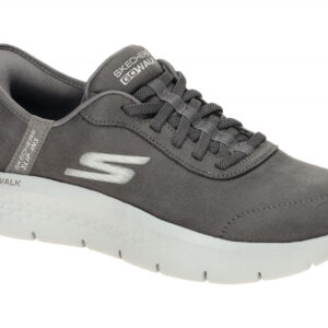 Skechers 124837 CHAR GO WALK FLEX - MALI Damenschuhe Slipper Grau - charcoal
