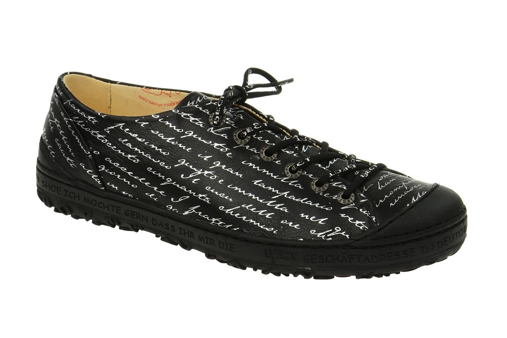 Eject 11207/3.51 DASS Damen Sneaker Schwarz Silber Echtleder Gummisohle 1 Eject 11207/3.51 DASS Damen Sneaker Schwarz Silber Echtleder Gummisohle