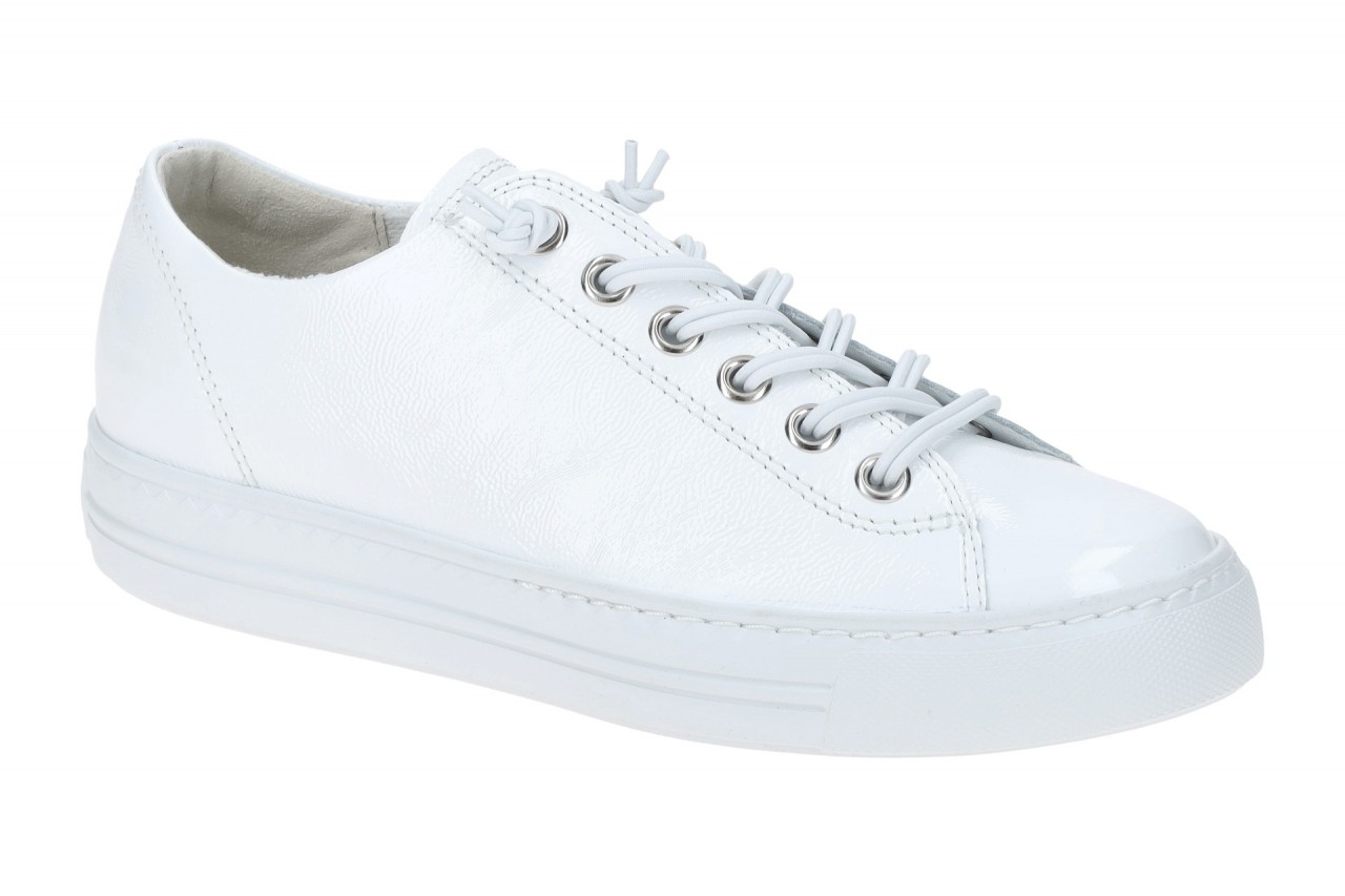 Paul Green Damen Halbschuhe Sneaker 4081-010 Wei? Lackleder XL ExtraLight 1 Paul Green Damen Halbschuhe Sneaker 4081-010 Wei? Lackleder XL ExtraLight