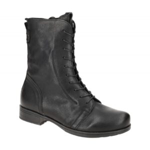 Think 3-000154 Damen Stiefeletten Schwarz Echtleder bequem mit herausnehmbare...