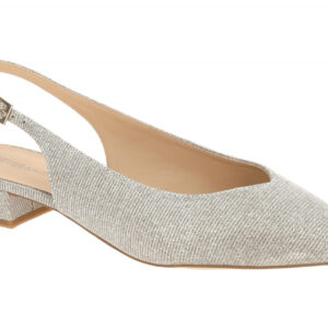 Peter Kaiser Sling Pumps 9-79442 Grau Sand Beige Schimmer Blockabsatz 2.5cm