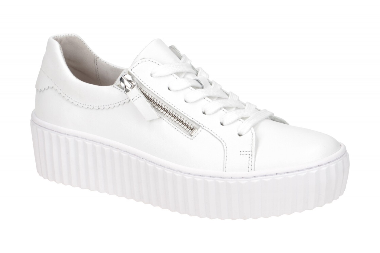 Gabor 73.200.21 Halbschuhe Sneaker wei? Echtleder Gummisohle Plateau 3cm 1 Gabor 73.200.21 Halbschuhe Sneaker wei? Echtleder Gummisohle Plateau 3cm