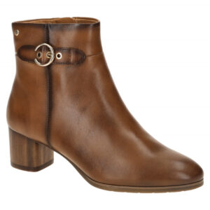 Pikolinos W1Z-8588 cuero Damen Stiefeletten braun bequeme Blockabsatz 4cm