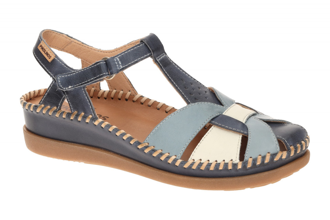 Pikolinos W8K-0847C2 Pacific Damen Sandale Blau T-Steg Gummisohle Keil 2cm 1 Pikolinos W8K-0847C2 Pacific Damen Sandale Blau T-Steg Gummisohle Keil 2cm