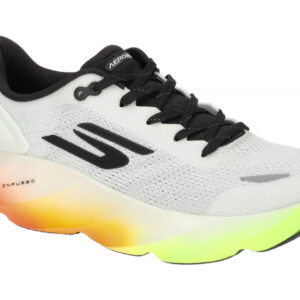 Skechers 246210 WBMT Herren Sportschuhe wei?/schwarz/gelb - Ultra leicht Perf...