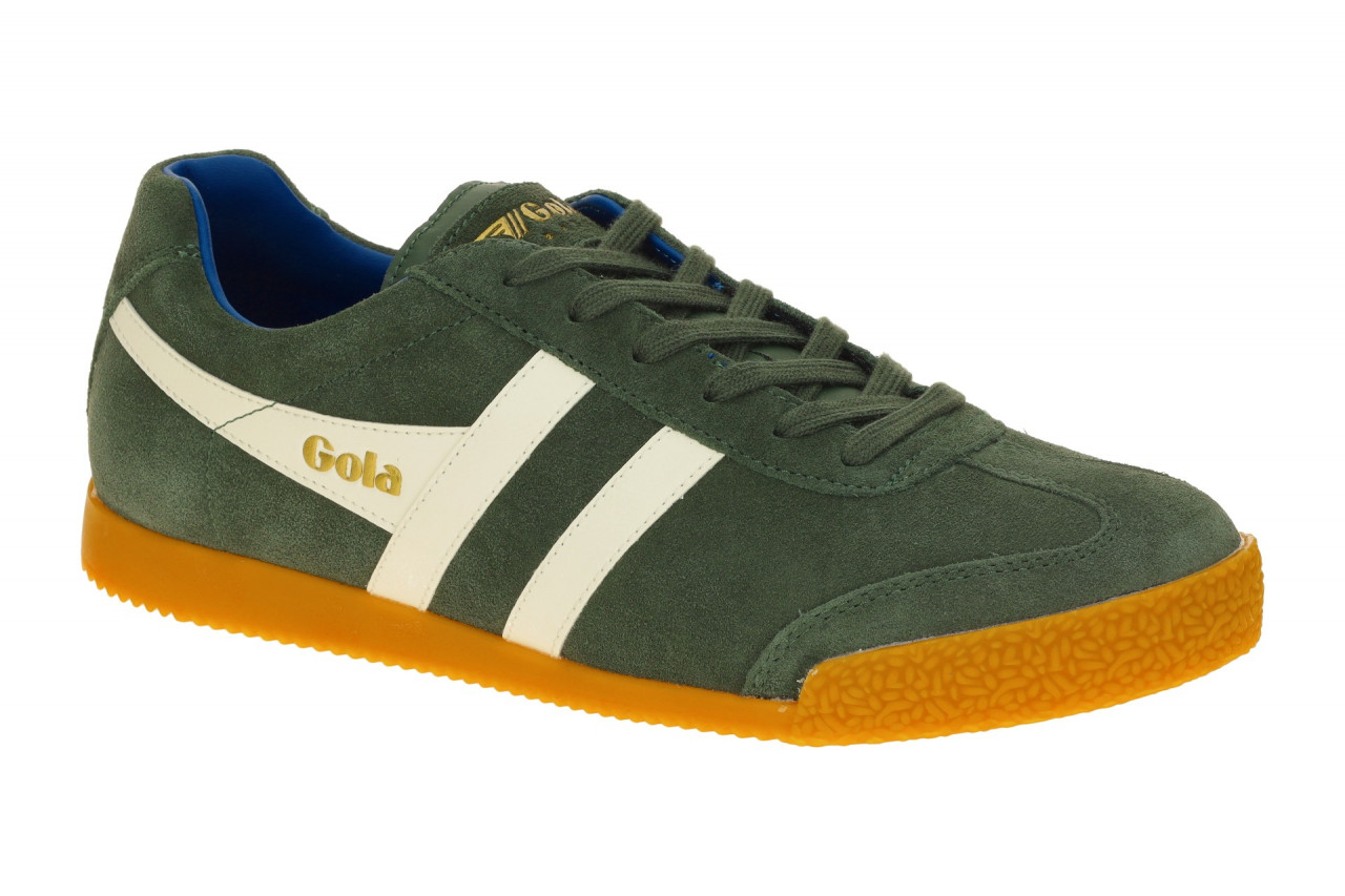 Gola CMA192HI Harrier Herren Sneakers dunkelgr?n/wei?/braun Wechselfu?bett 1 Gola CMA192HI Harrier Herren Sneakers dunkelgr?n/wei?/braun Wechselfu?bett