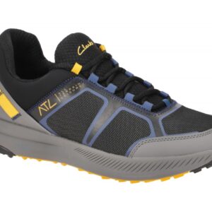 Clarks 26169136 7 ATL Trail Herrenschuhe Schwarz - Black Mesh Textil-Fu?bett