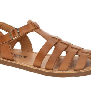 Pikolinos Damen Sandale BETERA W0F-0934 brandy Braun flexibel mit Klettversch...