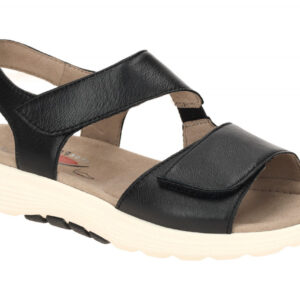 Gabor Damen Sandalette 86.815.57 ROLLINGSOFT Schwarz Keilabsatz