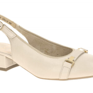 ara 12-20413 08 GRAZ 2.0 Damen Sling Pumps beige Glattleder High Soft Fu?bett
