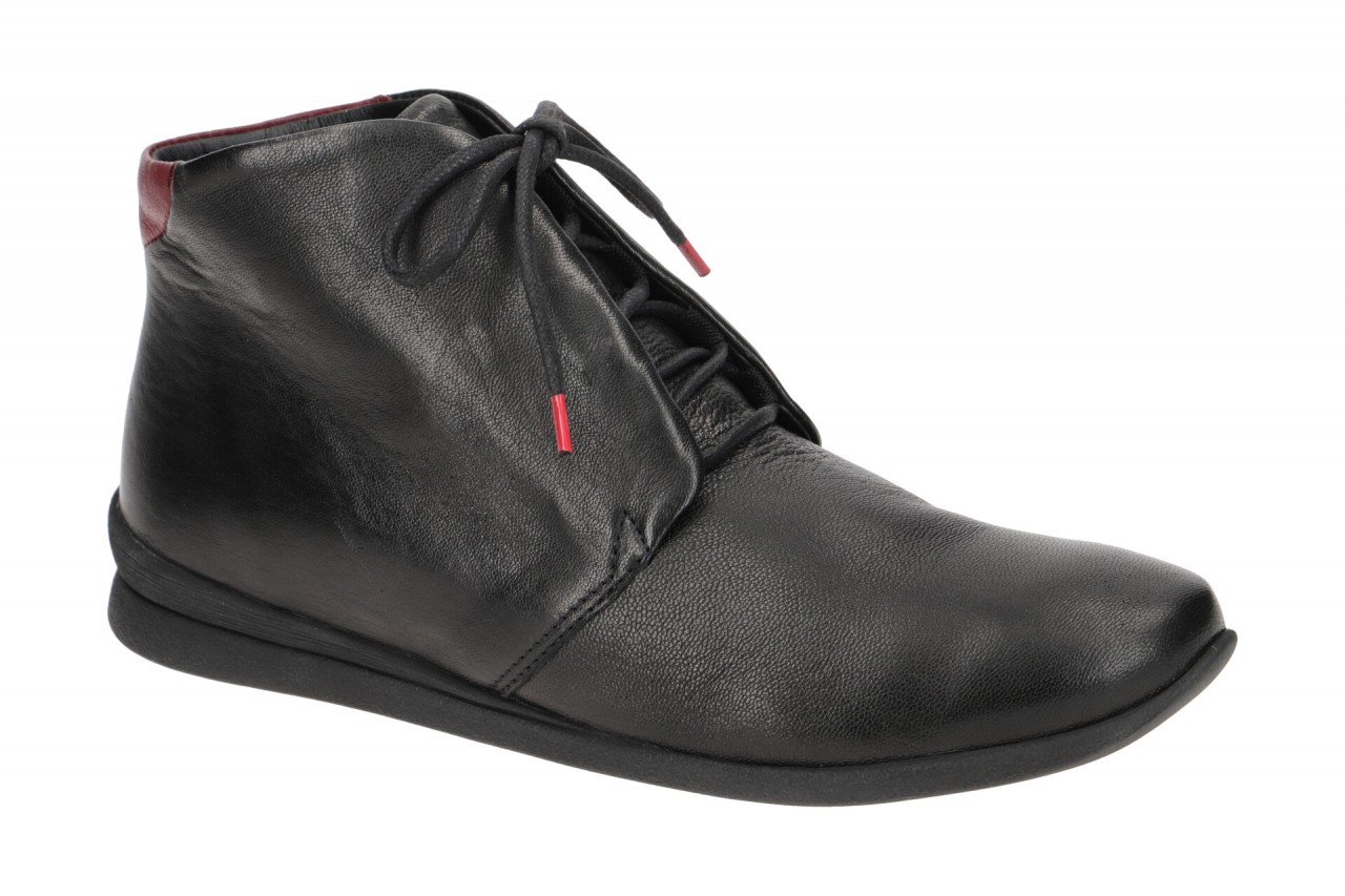 Think 479 Damen Stiefeletten Schwarz sz Kombi Echtleder weich gepolstert flac... 1 Think 479 Damen Stiefeletten Schwarz sz Kombi Echtleder weich gepolstert flac...