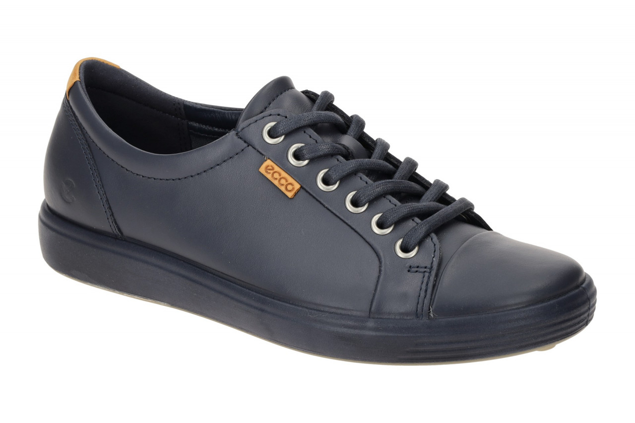 Ecco 430003 SOFT 7 LADIES - sportliche Schn?r-Halbschuhe, Sneaker in Blau marine 1 Ecco 430003 SOFT 7 LADIES - sportliche Schn?r-Halbschuhe, Sneaker in Blau marine