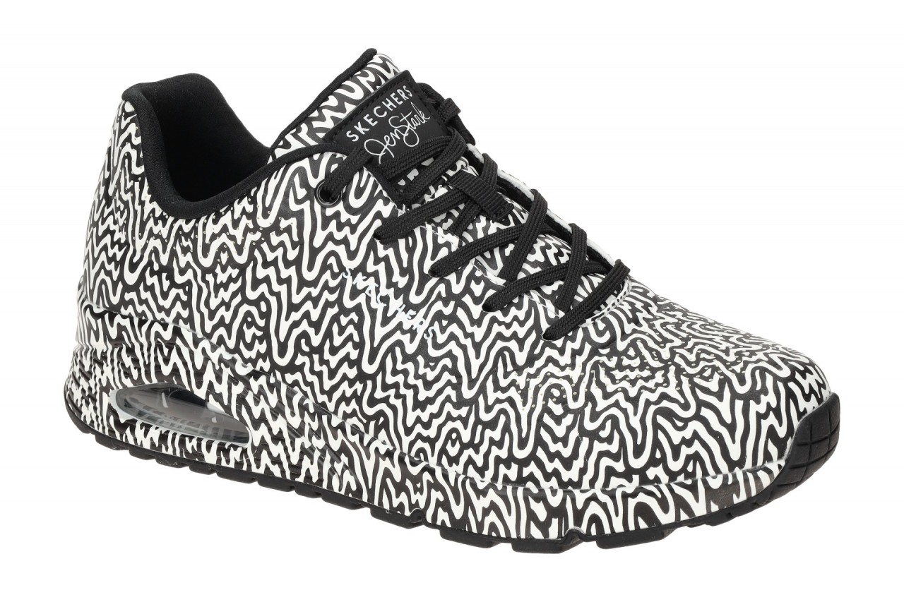 Skechers 177960 BKW UNO - INFINITE DRIP Damenschuhe schwarz/wei? Air Cooled M... 1 Skechers 177960 BKW UNO - INFINITE DRIP Damenschuhe schwarz/wei? Air Cooled M...