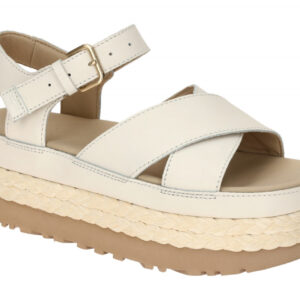 UGG 1169650 JSM AUBREY ANKLE STRAP Sandalette wei? jasmin, Glattleder, Platea...