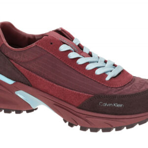Calvin Klein YW01995 VH2 Damen Running Sneaker bordeaux rot - Velourleder/Nyl...