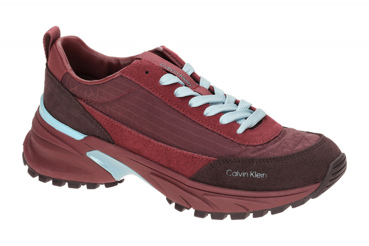 Calvin Klein YW01995 VH2 Damen Running Sneaker bordeaux rot - Velourleder/Nyl... 1 Calvin Klein YW01995 VH2 Damen Running Sneaker bordeaux rot - Velourleder/Nyl...